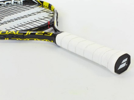 
Ракетка для большого тенниса юниорская BABOLAT, черно-желтого цветаВозрастная к. . фото 6