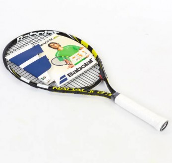 
Ракетка для большого тенниса юниорская BABOLAT, черно-желтого цветаВозрастная к. . фото 3