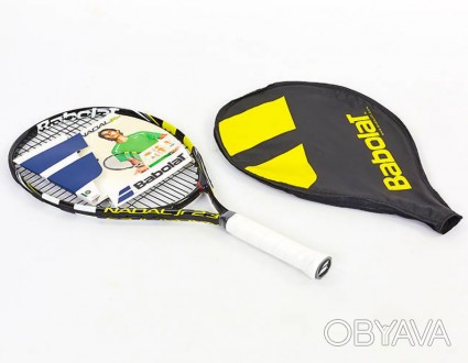 
Ракетка для большого тенниса юниорская BABOLAT, черно-желтого цветаВозрастная к. . фото 1