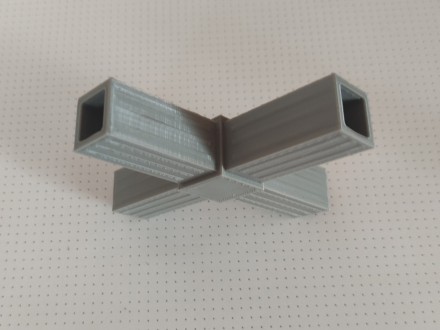 Соединитель крест для алюминиевого профиля типоразмера 20 х 20 х 1,5 мм применяе. . фото 3