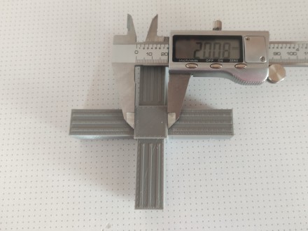 Соединитель крест для алюминиевого профиля типоразмера 20 х 20 х 1,5 мм применяе. . фото 4