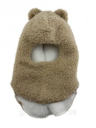  
Тепла хутряна кань (Ведмедик Тедді) дитяча шапка шолом. Дуже приємна, м'яка та. . фото 3
