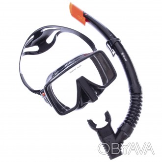 
Набор для плавания маска с трубкой Zelart M109-SN50-4-SIL. . фото 1