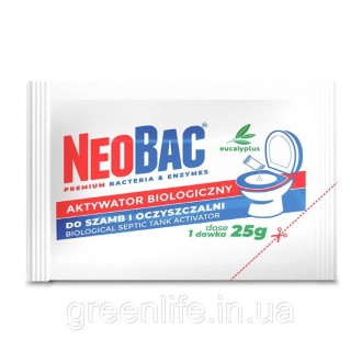 NeoBac Активатор для очисних споруд 24+2 саше 650г
 
ПРОСТЕ дозування - САШЕ | В. . фото 3