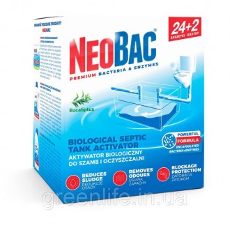 NeoBac Активатор для очисних споруд 24+2 саше 650г
 
ПРОСТЕ дозування - САШЕ | В. . фото 2