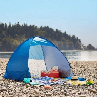 
Палатка автоматическая пляжная самораскладная двухместная с дверью в чехле 110х. . фото 7