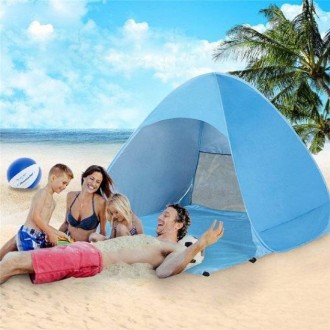 
Палатка автоматическая пляжная самораскладная двухместная с дверью в чехле 110х. . фото 9