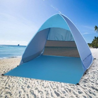 
Палатка автоматическая пляжная самораскладная двухместная с дверью в чехле 110х. . фото 11