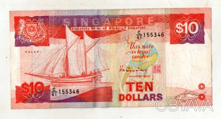 Сінгапур - Сингапур / Singapore 10 Dollar (1988)  №508