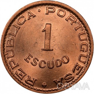 Ангола › Португальская колония 1 эскудо, 1953-1974  №1068