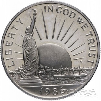 США ½ доллара, 1986 100 лет Статуе Свободы  №1342