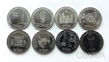 Ціна за 8 монет (монет без капсул)
Тираж: 100000.000
Матеріал: мідно-нікелевий с. . фото 1