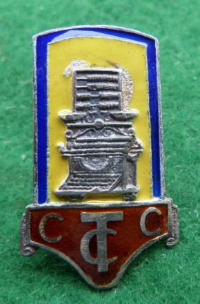 Знак ССТС (Союз радянських торгових працівників) 1924 рік срібло 925 проба,гаряч. . фото 2