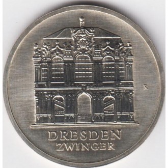 Германия - ГДР › Восточная Германия 5 марок, 1985 40 лет со дня разрушения Дрезд. . фото 2