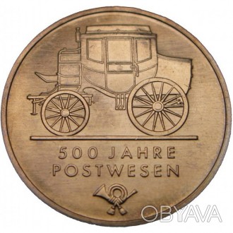 Германия - ГДР › Восточная Германия 5 марок, 1990 500 лет почте №582. . фото 1