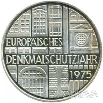 Германия › Федеративная Республика ФРГ 5 марок, 1975 Европейский год охраны памя. . фото 1