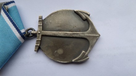 Медаль УШАКОВА срібло 925 проби,цепочка срібло муляж. . фото 8