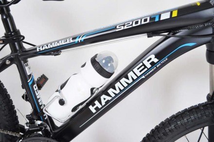 
HAMMER-26 Black-BlueСтильный спортивный велосипед HAMMER-26. Диаметр колес - 26. . фото 5
