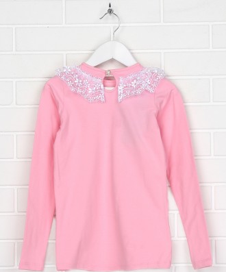 Эта детская розовая блуза создана для того, чтобы придавать вашей дочери изыскан. . фото 3