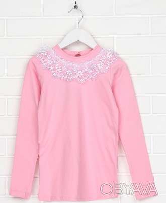 Эта детская розовая блуза создана для того, чтобы придавать вашей дочери изыскан. . фото 1