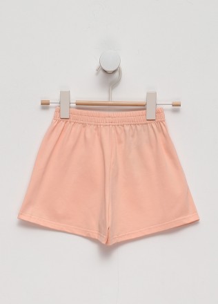 Персиковые шорты для девочек - это эффектный и легкий выбор для стильного гардер. . фото 3