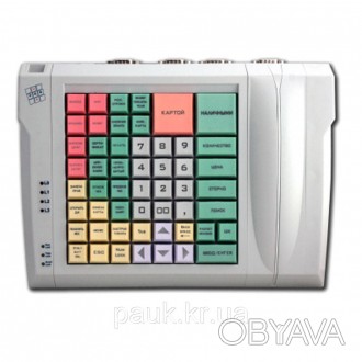 POS-клавіатура LPOS-064
Програмованих клавіш: 64 шт.
Рівні розкладок: 4, живленн. . фото 1