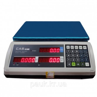 Настільні ваги без стійки CAS ER Plus E
на 6 кг, 15 кг, 30 кг
Електронні торгові. . фото 2