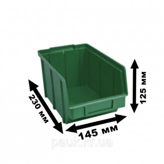 Пластиковий контейнер 701
(230х145х125 мм)
Метизний ящик для дрібних металовироб. . фото 3