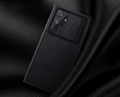  Шкіряний чохол книжка Nillkin Qin Pro Leather Case для Samsung Galaxy S23 Ultra. . фото 7