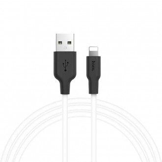  Кабель USB Hoco X21 Plus Silicone 2.4 A Lightning для iPhone iPad (2 m)
 
 Що н. . фото 4