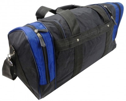 
Дорожная сумка среднего размера 38 л Wallaby, Украина 371-3 черный с синим Доро. . фото 5