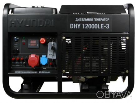 Назначение генератора Hyundai DHY 12000LE-3
Генератор Hyundai DHY12000LE может б. . фото 1