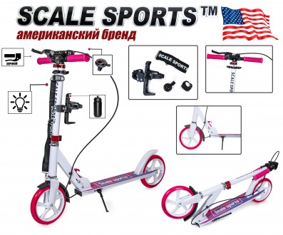 
Стильный самокатScooter Scale Sports SS-18 с ручным тормозомразработан для подр. . фото 3