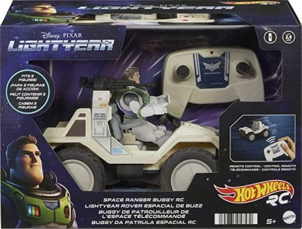 Машина Hot Wheels RC Disney and Pixar Lightyear Battery-Powered Remote-Control S. . фото 7