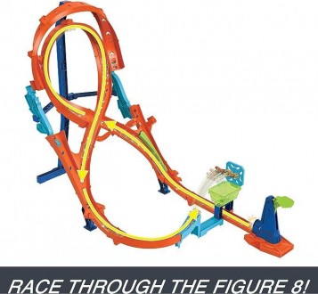Ігровий набір Гот Вілс Toy Car Track Set with Figure-8 Jump & 1:64 Scale Car
 
В. . фото 4