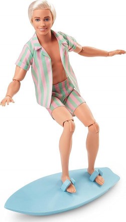 Лялька Кен Барбі Райан Гослінг у ролі Кена з дошкою для серфінгу Barbie The Movi. . фото 9