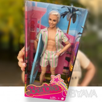 Лялька Кен Барбі Райан Гослінг у ролі Кена з дошкою для серфінгу Barbie The Movi. . фото 1