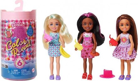 Челси и друзья Цветное перевоплощение Пикник Barbie Color Reveal Chelsea Picnic . . фото 3