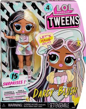 Лялька L.O.L. Surprise! Darcy Blush серії "Tweens" S4 — ЛОЛ Твінс Дарсі Блаш 
 
. . фото 6
