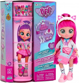 Кукла Плакса Дейзи Cry Babies BFF Daisy Fashion Doll
 
Распакуйте 8+ сюрпризов, . . фото 3