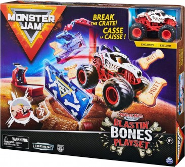 Игровой набор Monster Jam Blastin Bones далматинец бластин бонес
 
Монстр Джем О. . фото 2