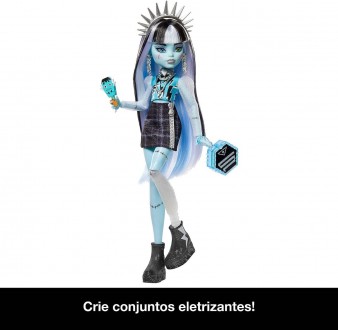 Кукла Фрэнки Штейн Monster High Skulltimate Secrets Fearidescent Frankie Stein
 . . фото 3