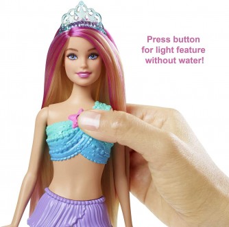 Кукла-русалка Barbie Светящийся хвостик Дримтопия 
 
Кукла-русалка с волшебной п. . фото 4