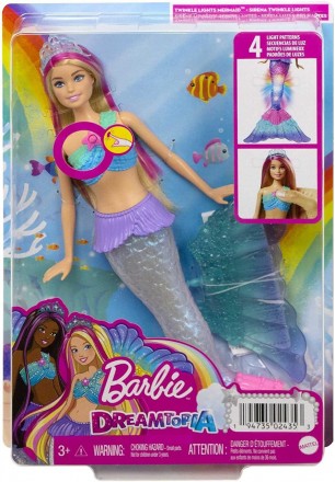 Кукла-русалка Barbie Светящийся хвостик Дримтопия 
 
Кукла-русалка с волшебной п. . фото 8