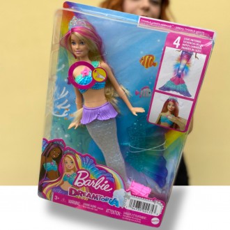 Кукла-русалка Barbie Светящийся хвостик Дримтопия 
 
Кукла-русалка с волшебной п. . фото 2