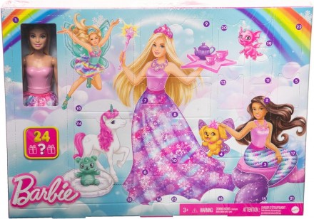 Игровой набор ​Barbie Dreamtopia Advent Calendar 
 
Адвент-календарь Barbie Drea. . фото 2