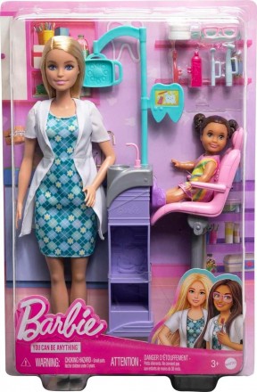 Игровой набор Барби Дантист Блонда Barbie Careers Dentist 
 
Заходите на осмотр . . фото 2