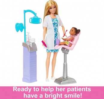 Игровой набор Барби Дантист Блонда Barbie Careers Dentist 
 
Заходите на осмотр . . фото 4