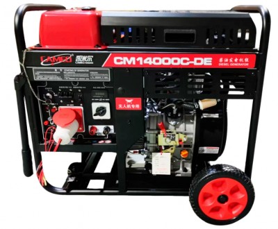 Senci CM14000C-DE - производительный дизельный генератор с номинальной мощностью. . фото 2