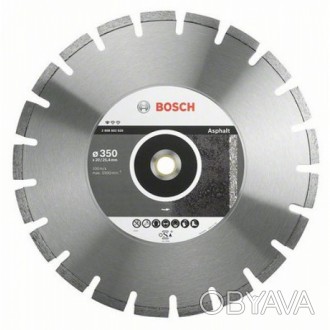 BOSCH Standard for Asphalt 400 мм - алмазний диск для якісного різу асфальту та . . фото 1